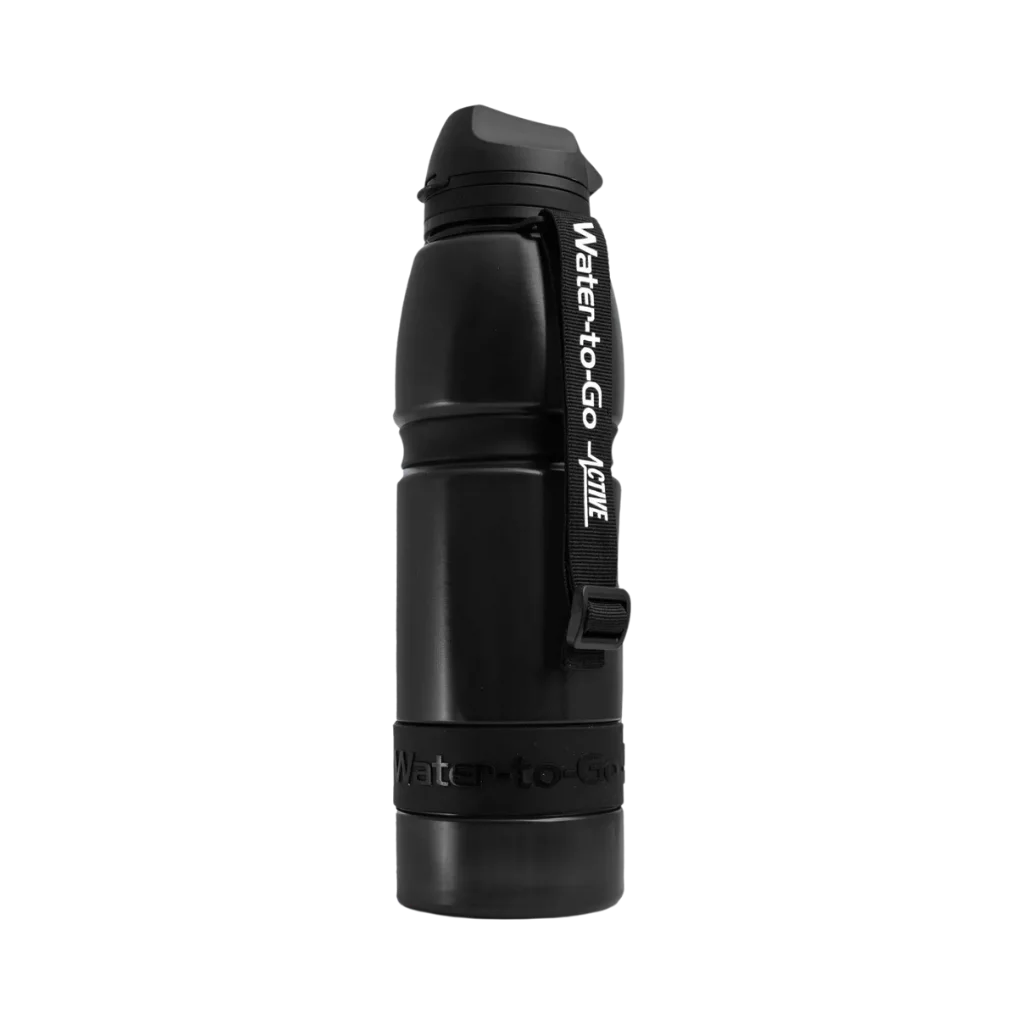 Waterfilter survival – Water-to-Go Eco-Active 1 liter fles, duurzaam survival waterfilter voor veilig drinkwater
