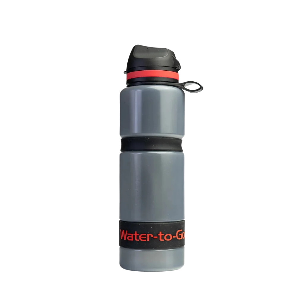 Rode Water-to-Go Eco-Active fles met waterfilter voor outdoor en reizen