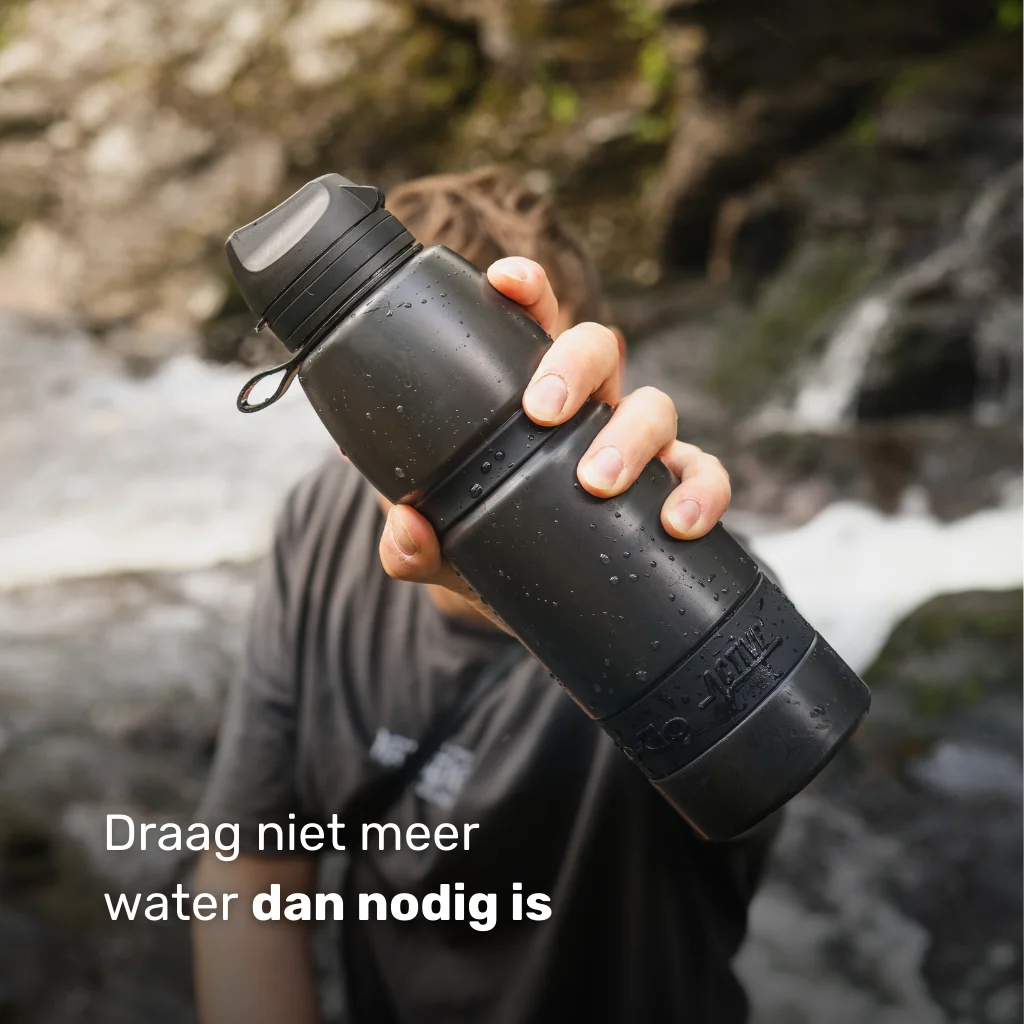 Waterfilter survival fles Water-to-Go Eco-Active 1 liter – draag minder water dankzij deze survival waterfilter en vul onderweg bij uit rivieren, meren of kraanwater