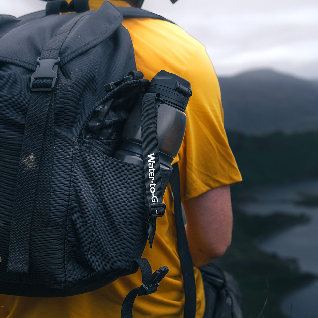 Waterfilter fles van Water-to-Go voor noodsituaties