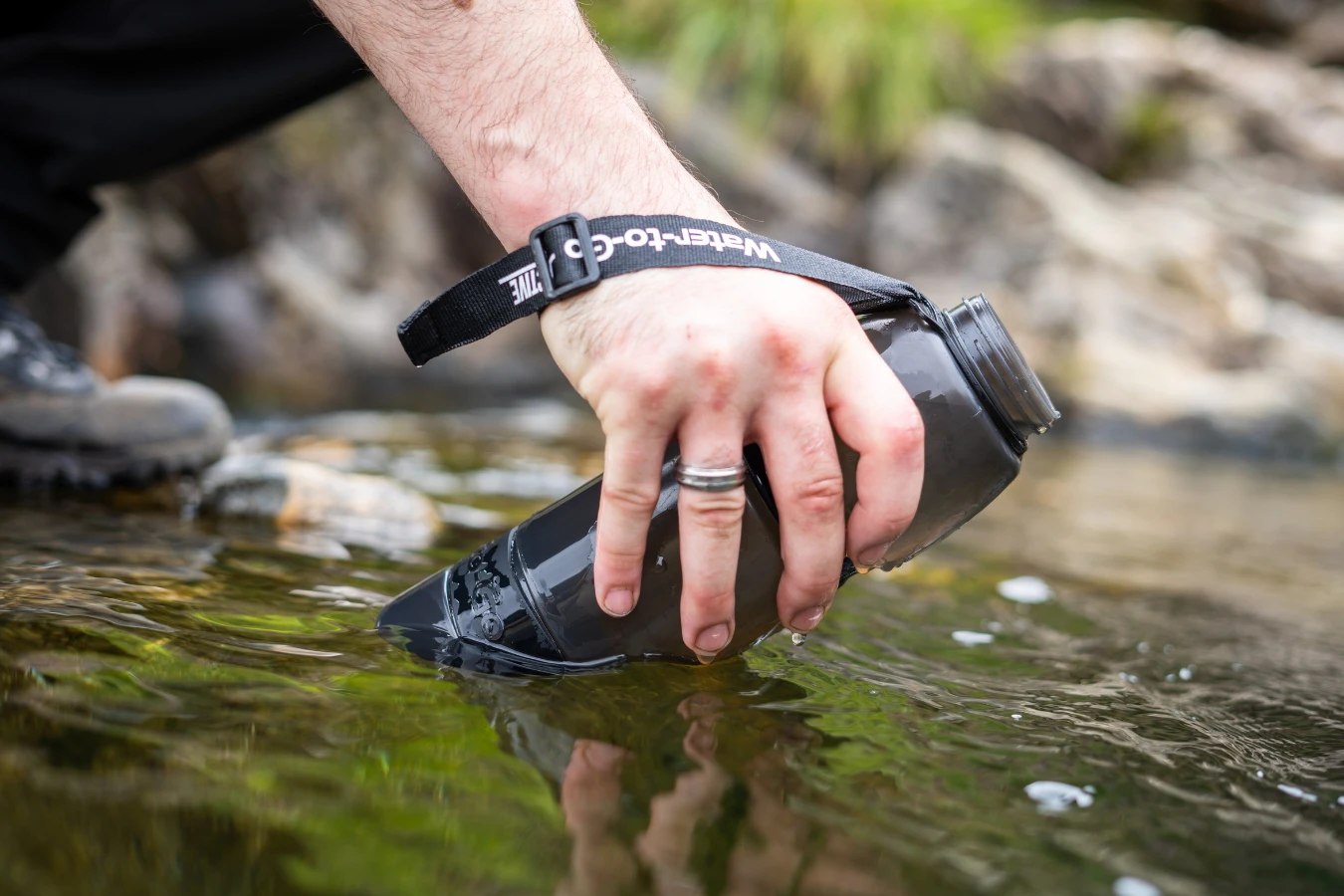 Beste waterfilter voor noodsituaties -Water-to-Go waterfilterfles