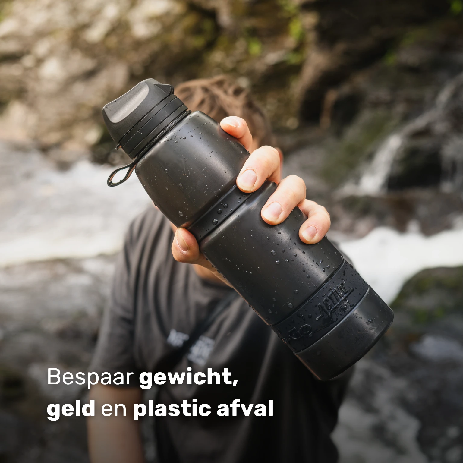 Survival waterfilter Water-to-Go Eco-Active 1 liter – bespaar gewicht, geld en plastic afval tijdens reizen en outdoor avonturen