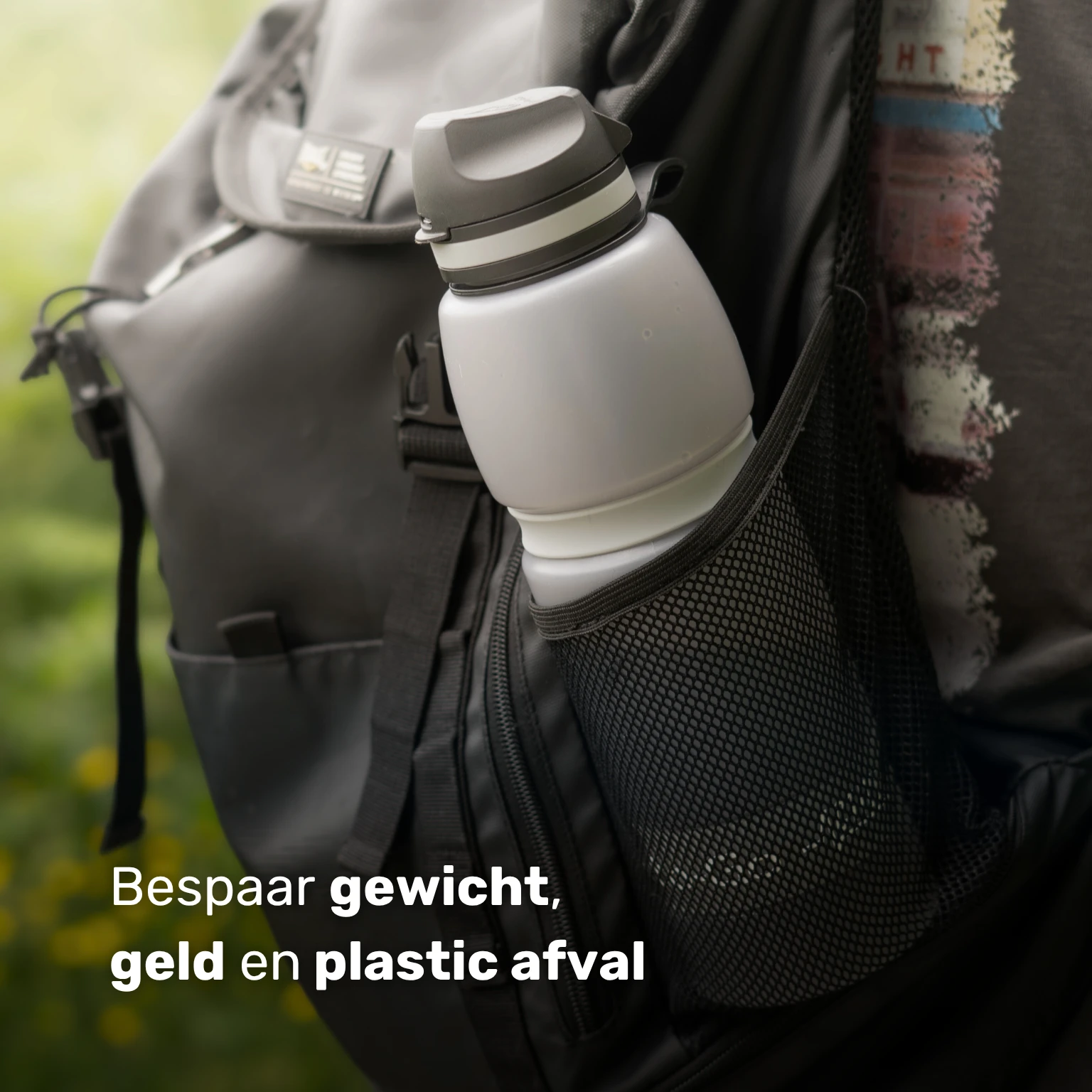 Survival waterfilter Water-to-Go Eco-Active 1 liter – bespaar gewicht, geld en plastic afval tijdens reizen en outdoor avonturen